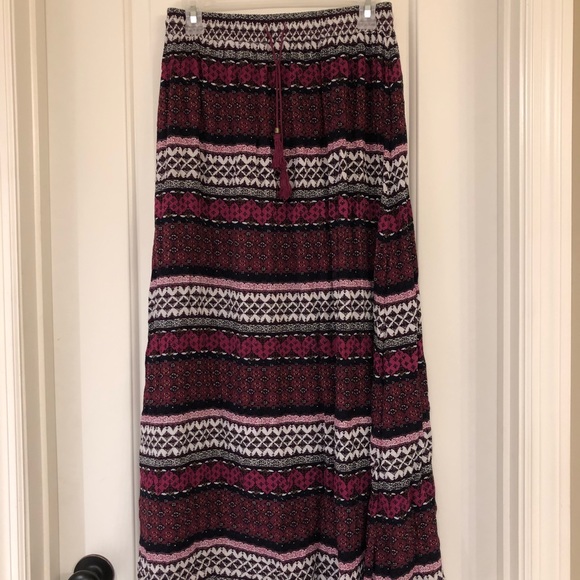 Purple Maxi Skirt - Picture 1 of 3